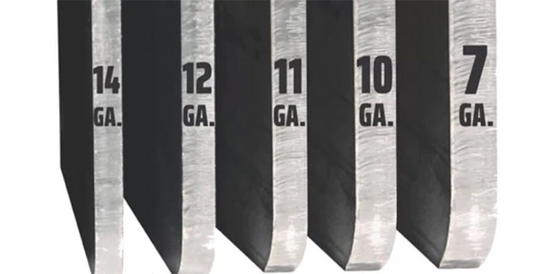10 ga vs 7 ga Steel