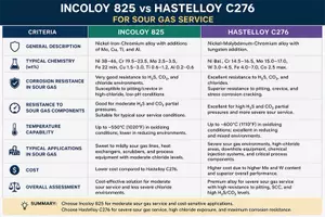 Incoloy 825 vs Hastelloy C276 For Sour Gas Service.webp