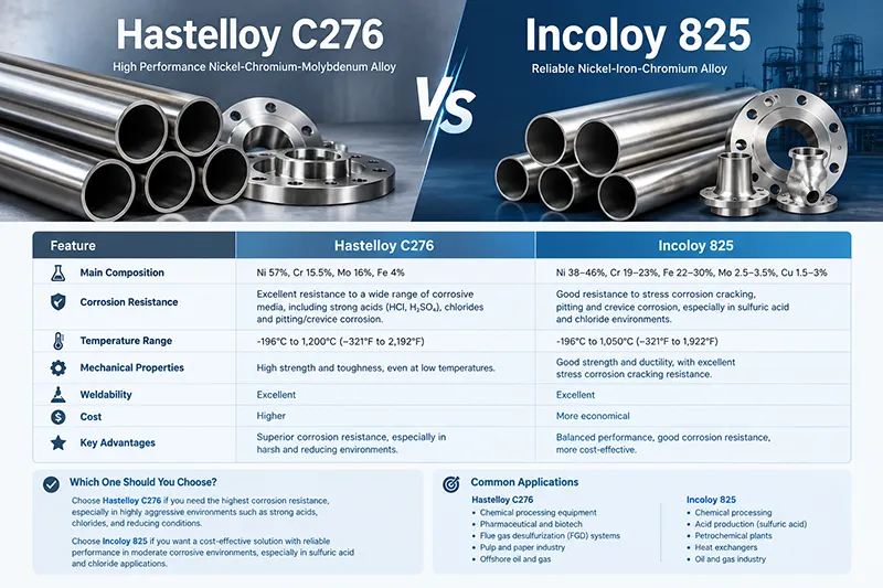 Hastelloy C276 vs Incoloy 825.webp